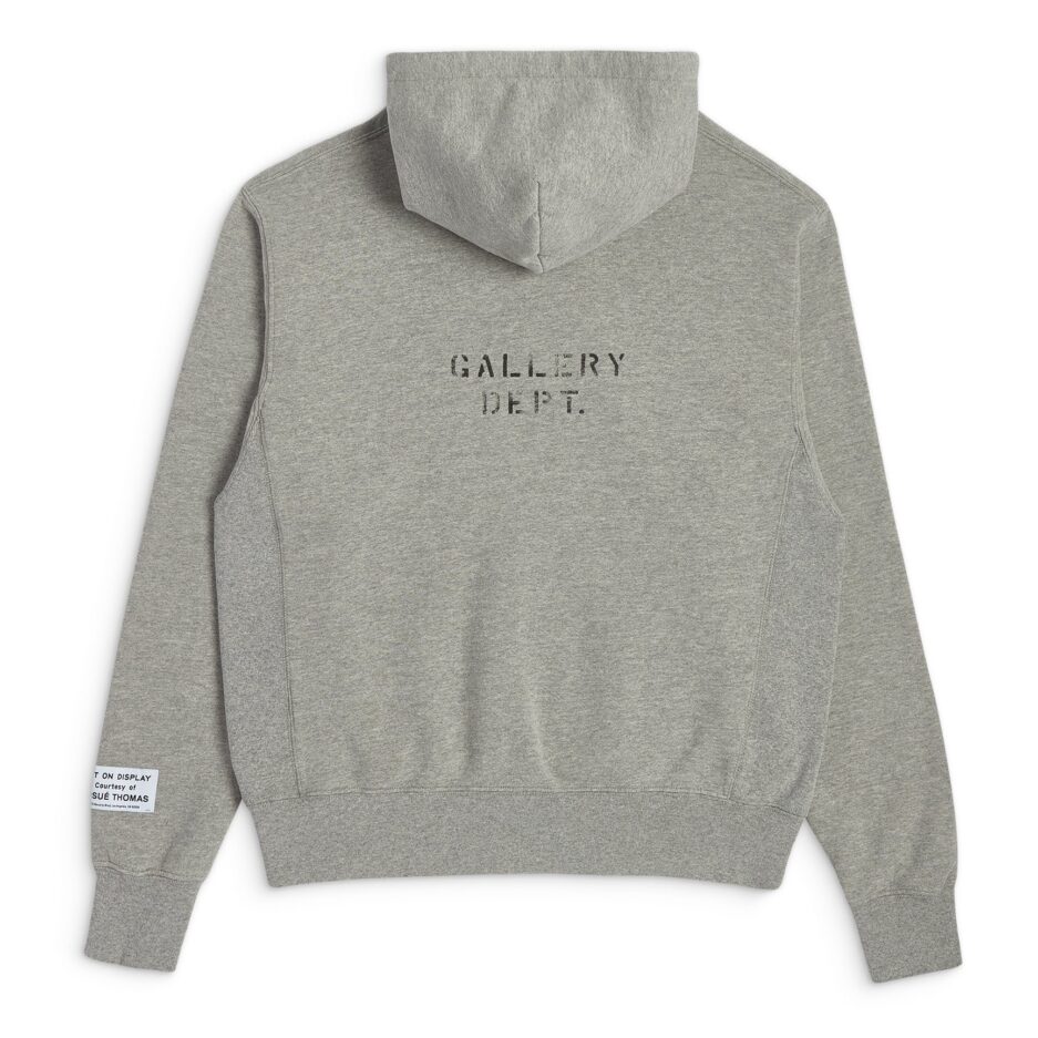 DEPT LOGO GREY HOODIE