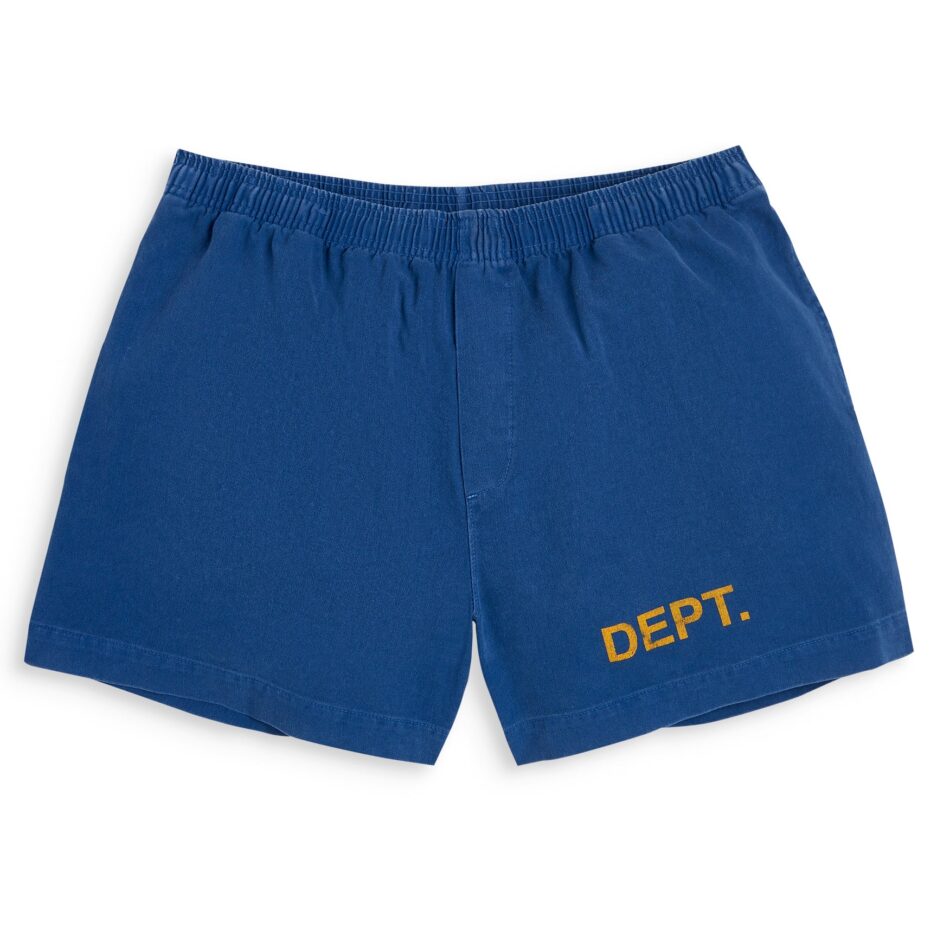 BLUE DEPT LOGO ZUMA SHORTS