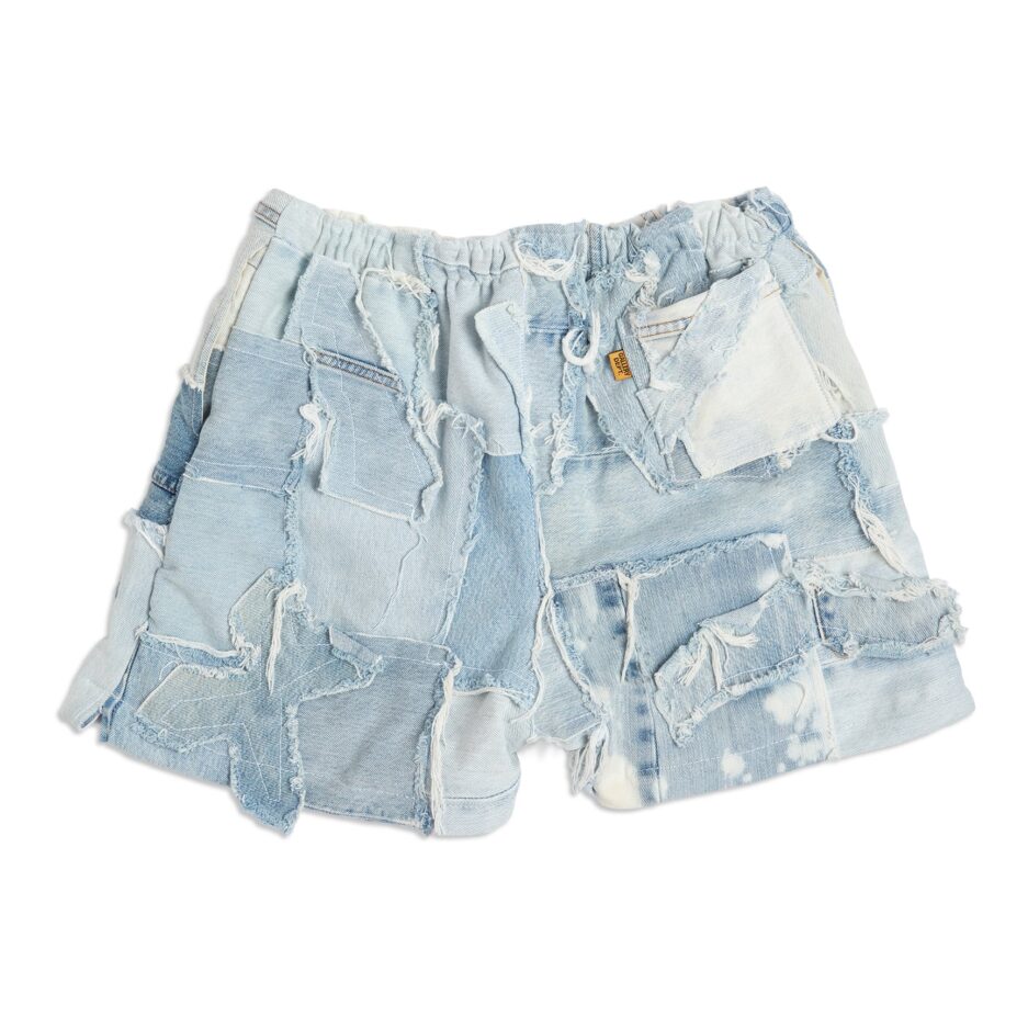 GALLERY DEPT PATCHWORK DENIM ZUMA SHORTS